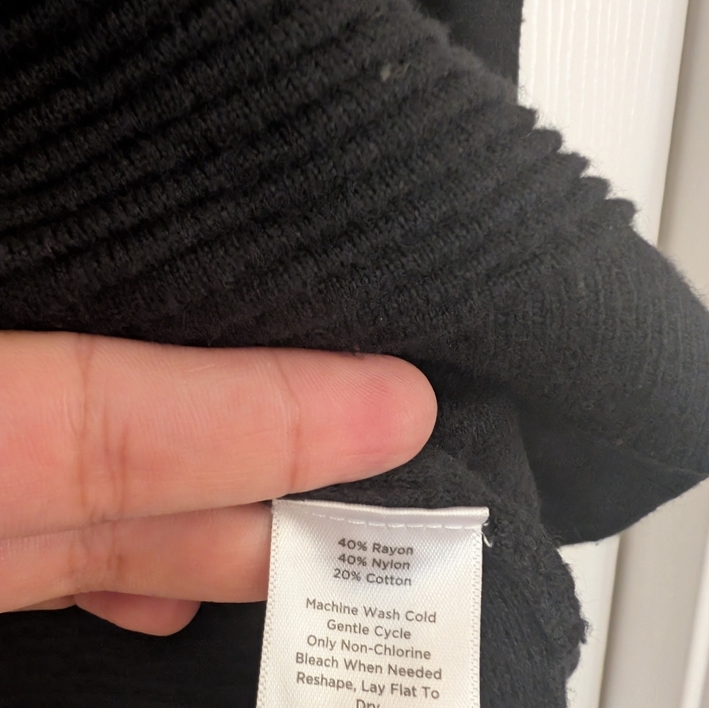 TALBOTS Ribbed Crewneck Sweater - Picture 5 of 6